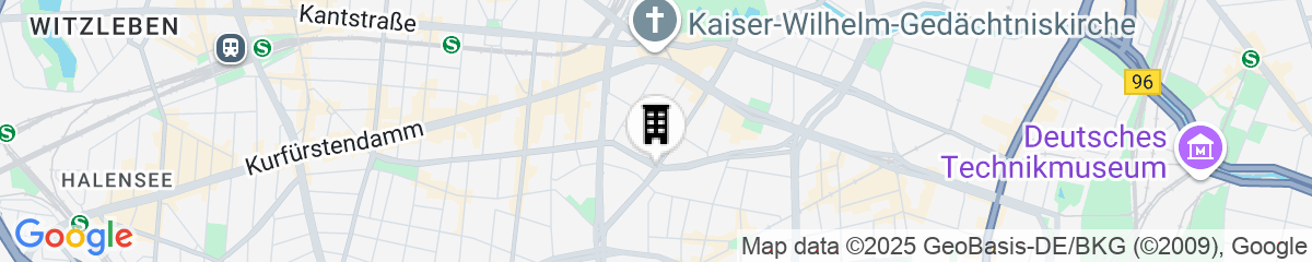 Map for SANA Berlin Hotel