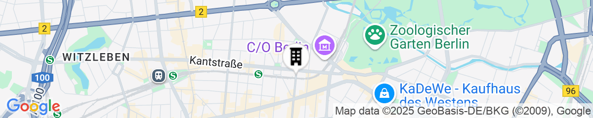 Map for Hampton by Hilton Berlin City West