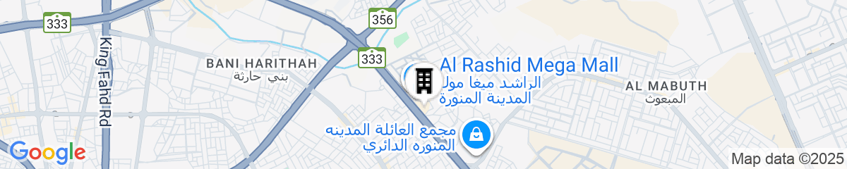 Map for Marriott Executive Apartments Madinah