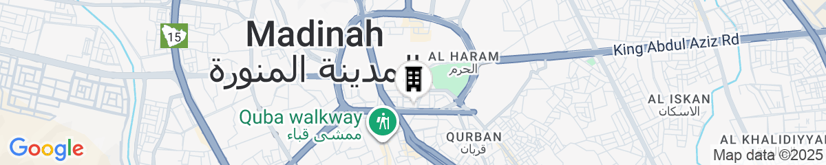 Map for New Madinah Hotel