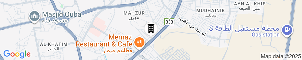 Map for Hasana Suites