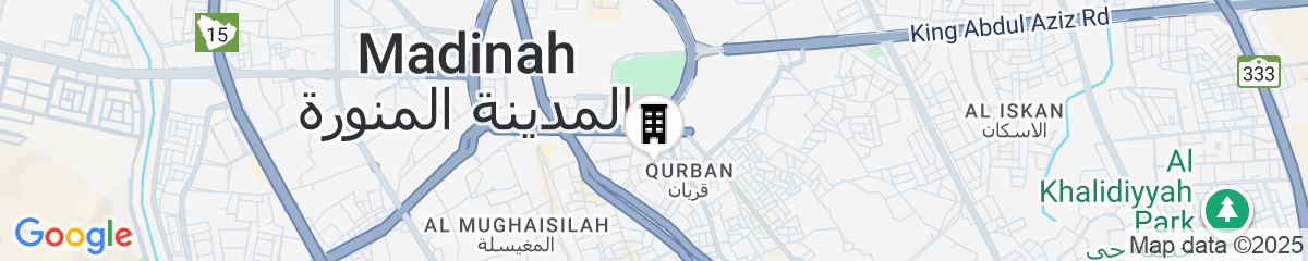 Map for MADINAH ARAM HOTEL