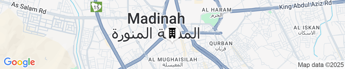 Map for MADINAH DELUXE Hotel