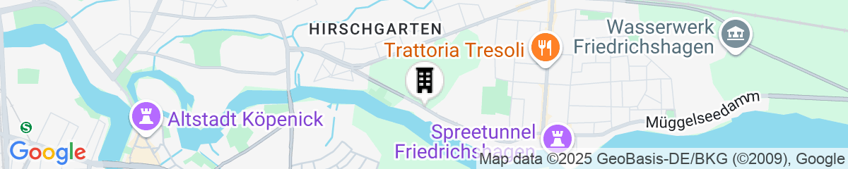 Map for Hotel Spree-idyll