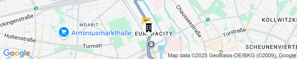 Map for ibis Berlin Hauptbahnhof