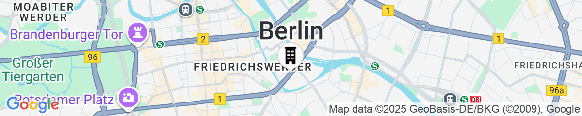 Map for Novotel Berlin Mitte