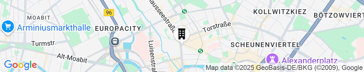 Map for Hotel AMO by AMANO Friedrichstraße