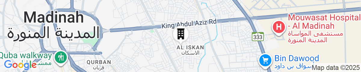 Map for Yaqoot Al Madina Suites