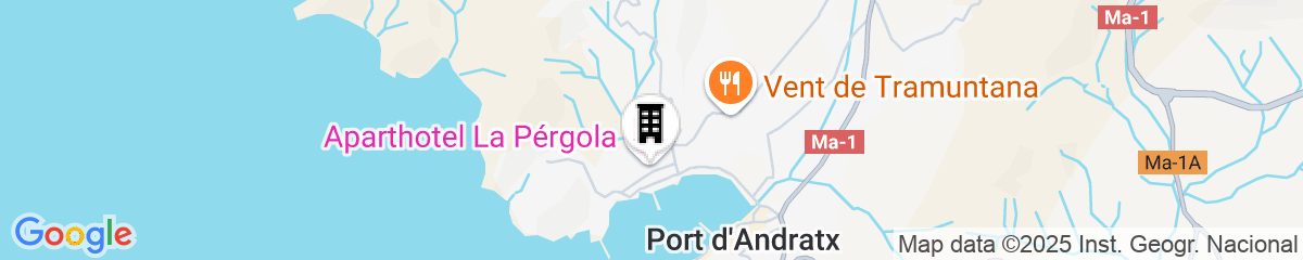 Map for Hotel La Pergola Mallorca