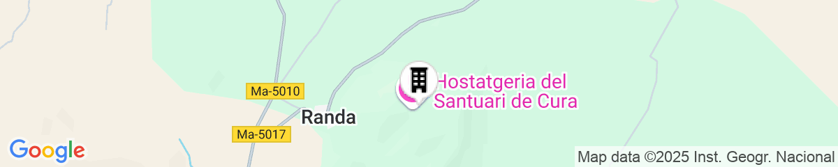Map for Santuari de Cura