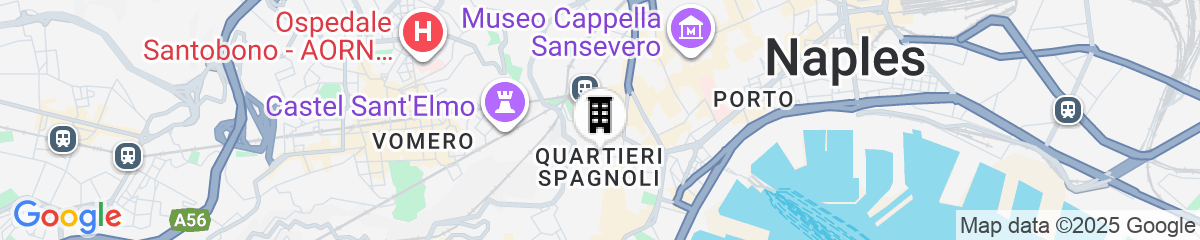 Map for Via Concezione a Montecalvario 19