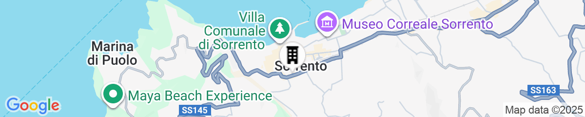 Map for Mermaids' Dream Sorrento