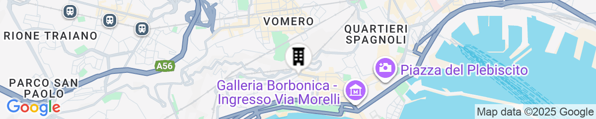 Map for Piazza Amedeo Flat by Wonderful Italy