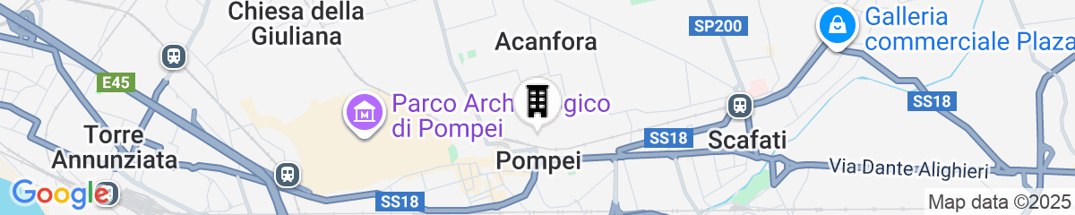 Map for O Sole Mio Pompei