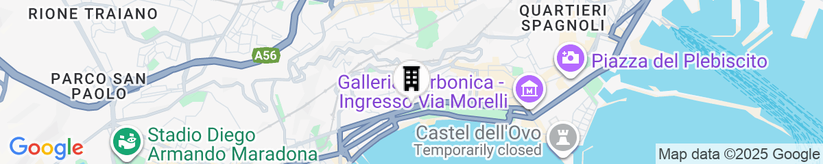 Map for Cozy Studio in Chiaia District by Wonderful Italy