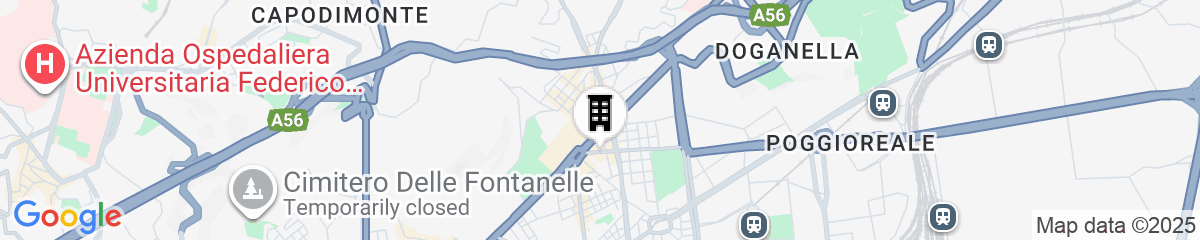 Map for Claudia's Home Napoli