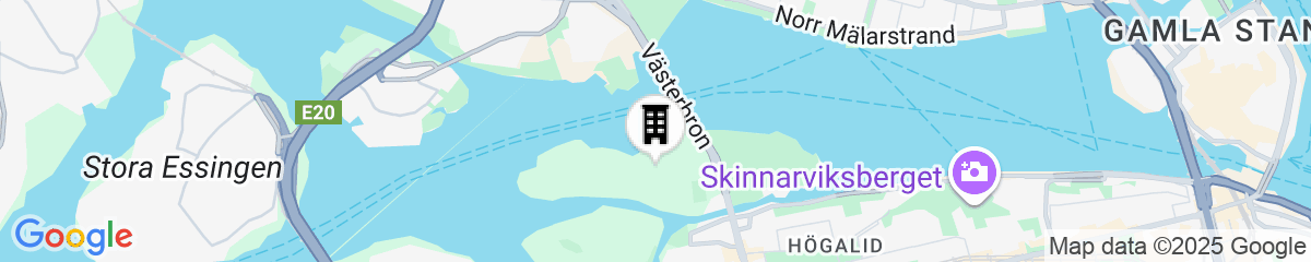 Map for Långholmen Hotell