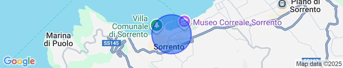 Map for Lovely Bed and Breakfast in Center of Sorrento
