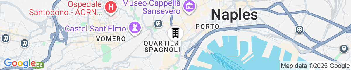 Map for Ostello Bello Napoli