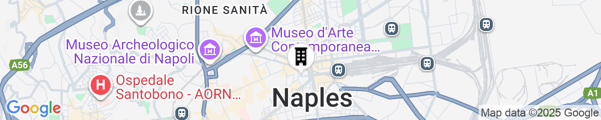 Map for Hostel Mancini Naples