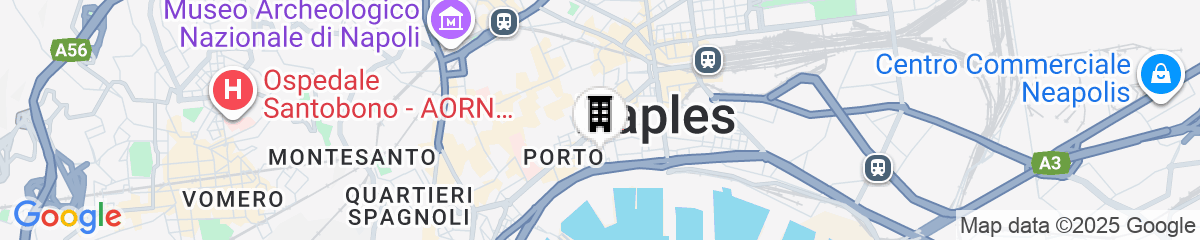 Map for Backpacker Naples