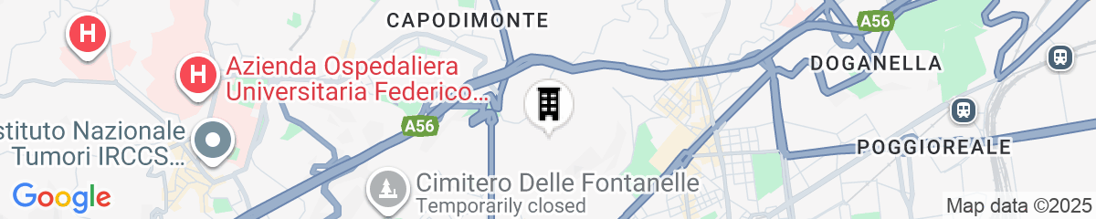 Map for Monart Hospitality Capodimonte