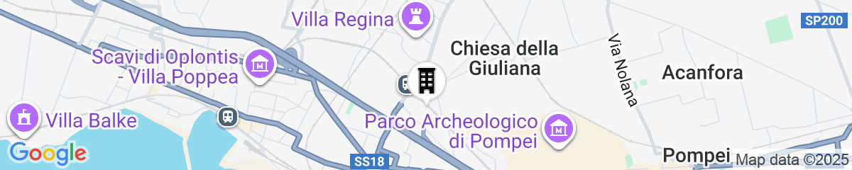 Map for B&B PompeiLog