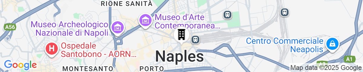 Map for The Five Rooms Napoli