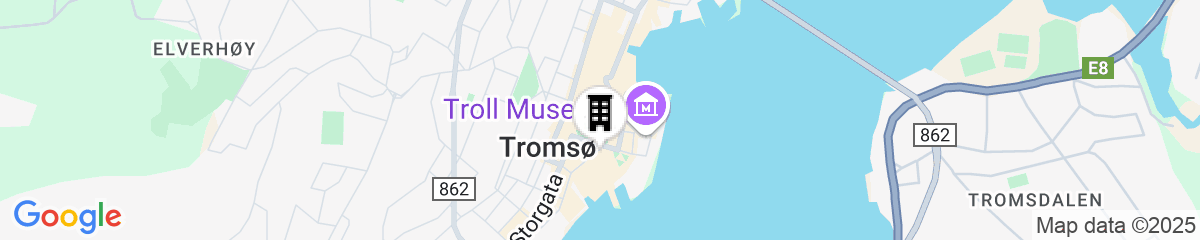 Map for Quality Hotel Saga