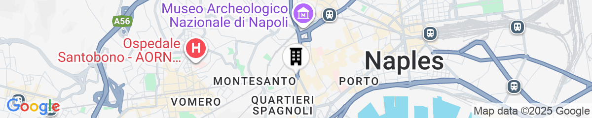 Map for La Bella Napoli B&B