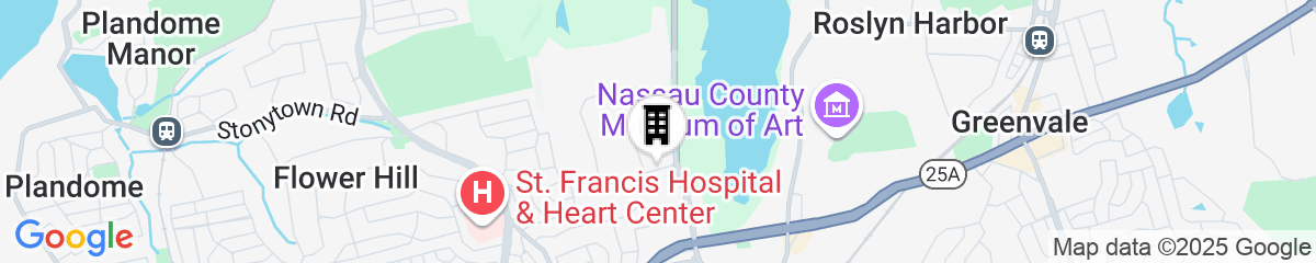 Map for Hilton Garden Inn Roslyn