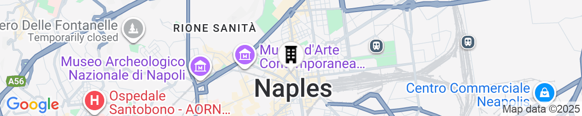 Map for Twin Towers Naples Luxury 