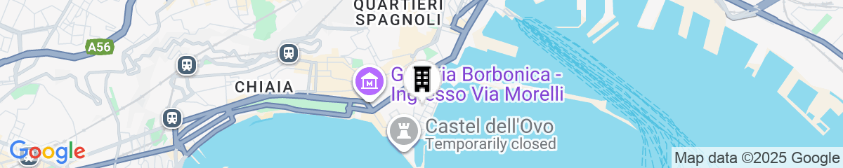 Map for Casa Vittoria Napoli - Santa Lucia