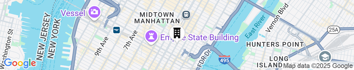 Map for The Shelburne Sonesta New York