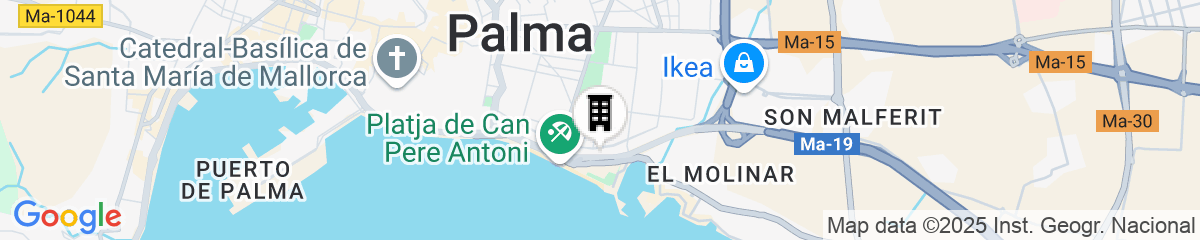 Map for Melia Palma Bay