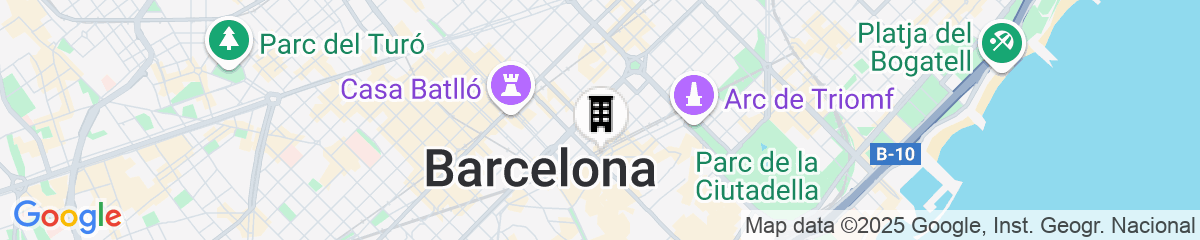 Map for H10 Urquinaona Plaza