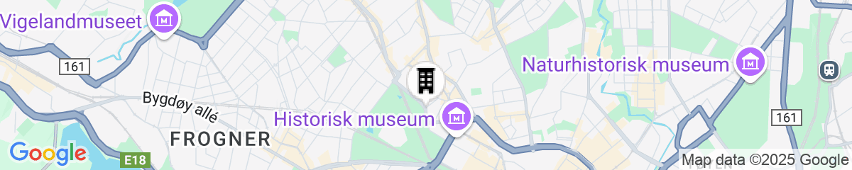 Map for Thon Hotel Slottsparken