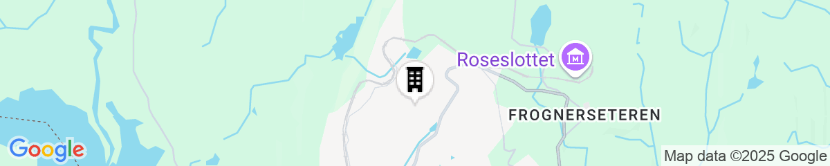 Map for Lysebu Hotel