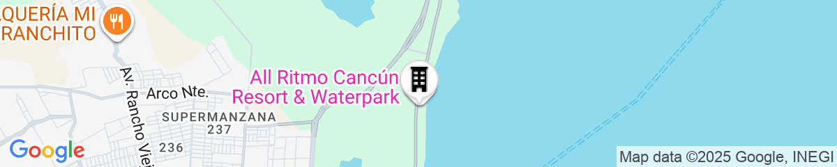 Map for Private Balcony w/ Views: Oceanfront Cancun Condo!