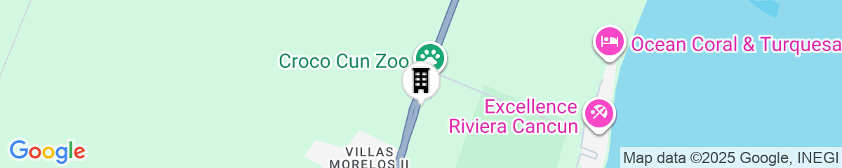 Map for Flat with 2 Bedrooms in Puerto Morelos