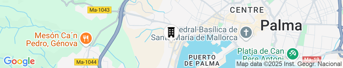 Map for INNSiDE by Meliá Palma Bosque