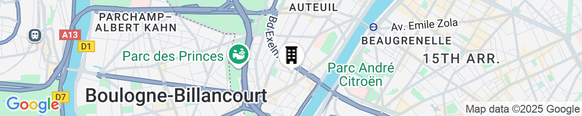 Map for Hôtel Boileau 