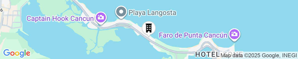 Map for Fanthakstico Apart Vista al Mar Cancun