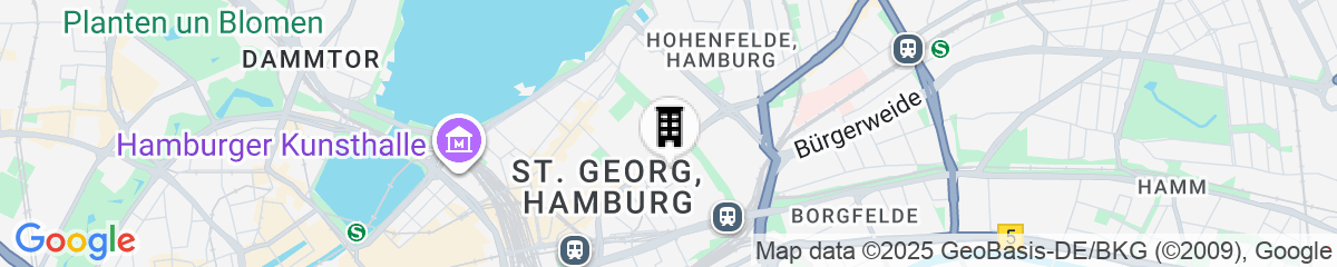 Map for HUB Sankt Georg