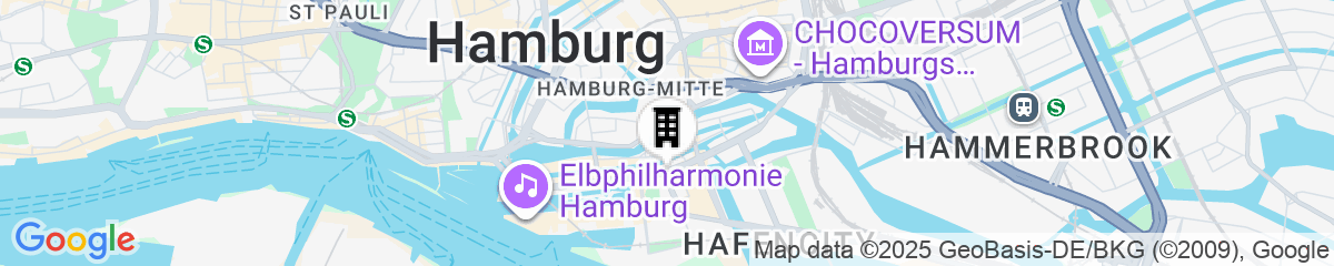 Map for AMERON Hamburg Hotel Speicherstadt