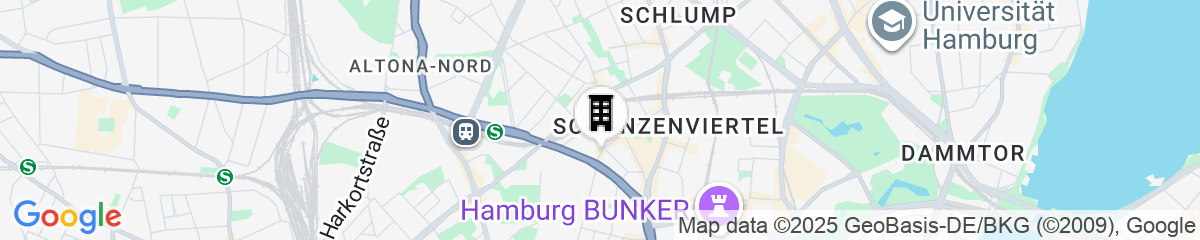 Map for Superbude St. Pauli