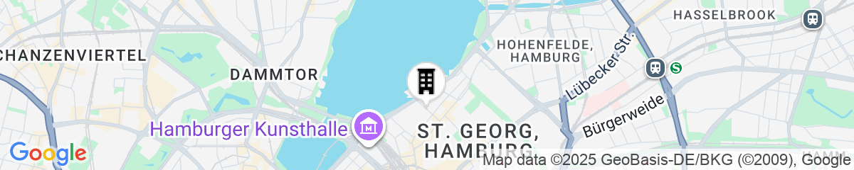 Map for Hotel Wedina an der Alster