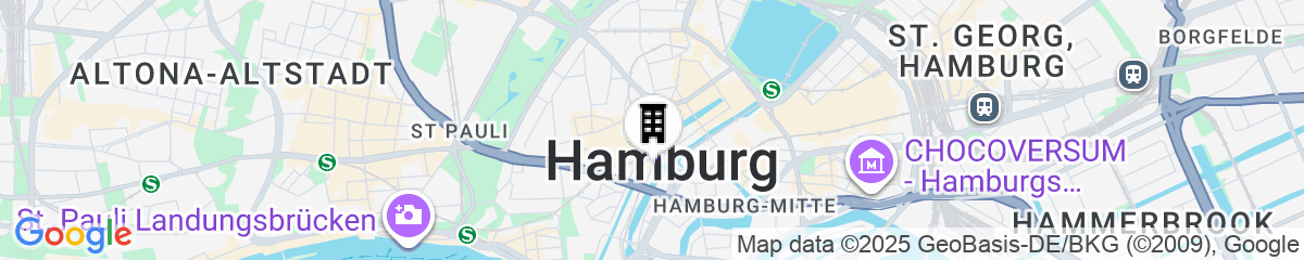 Map for Steigenberger Hotel Hamburg