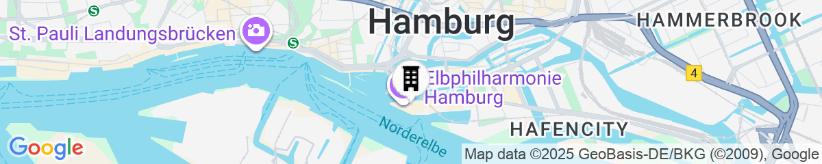 Map for The Westin Hamburg Elbphilharmonie