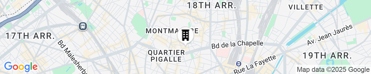 Map for Mom’Art Hotel